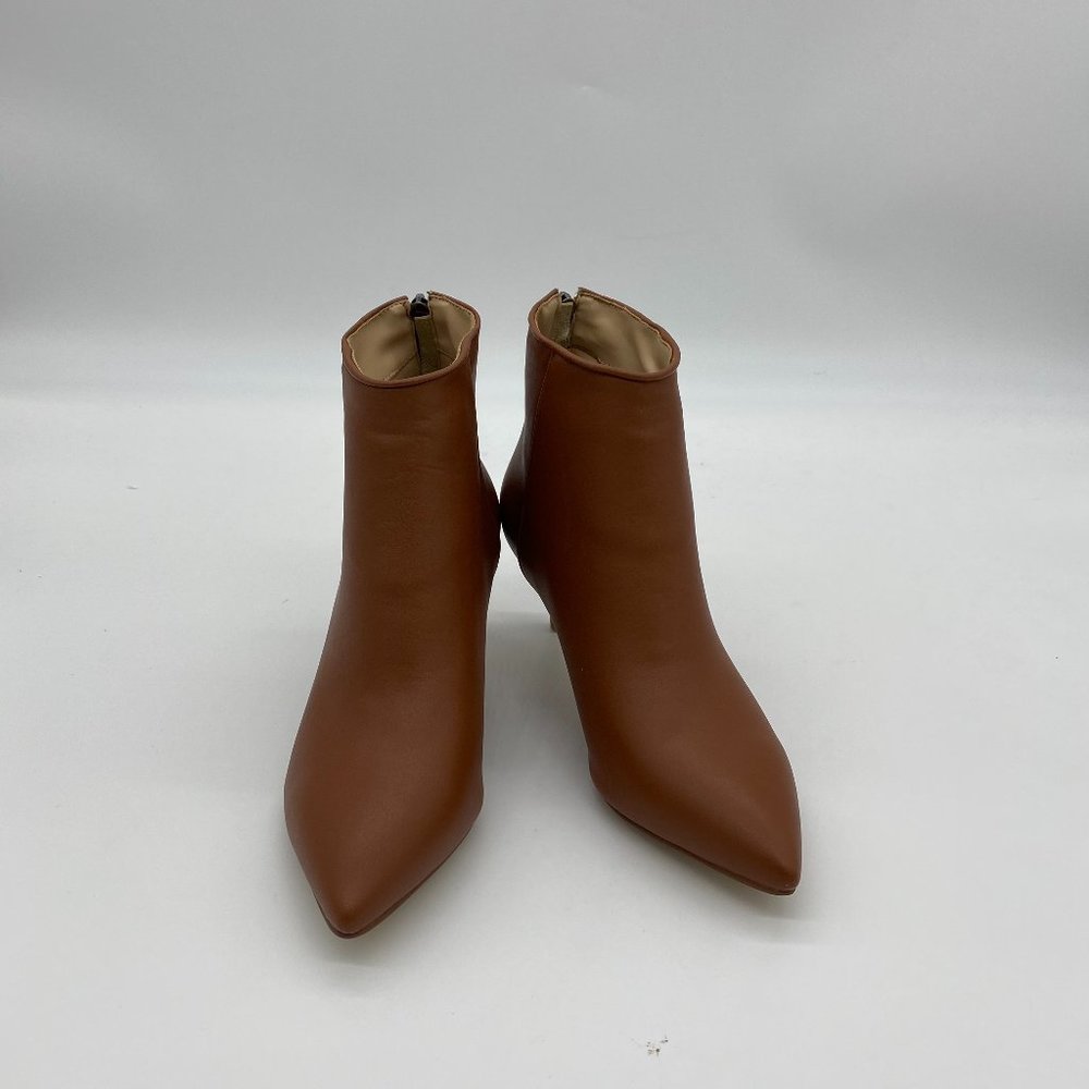 Women Pointed Toe High Heel Ankle Boots Western